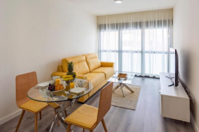 Modern apartment next to train/bus station